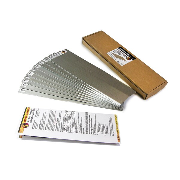 Super Anchor Safety Retro-Flash 20ga Dacromet Coated Zinc Plated Steel 14"x4". 10 Count Box 2401-A - main